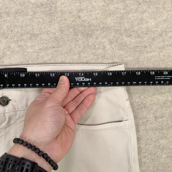 Ermenegildo Zegna Jeans Mens 34 Ivory Stretch Five Pocket Cotton Blend *34x28* - Picture 9 of 16